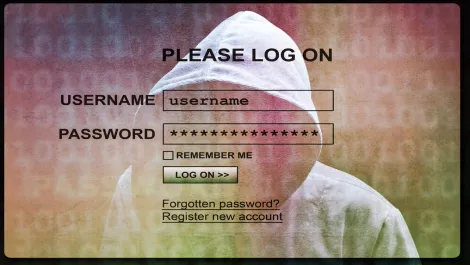 Login screen