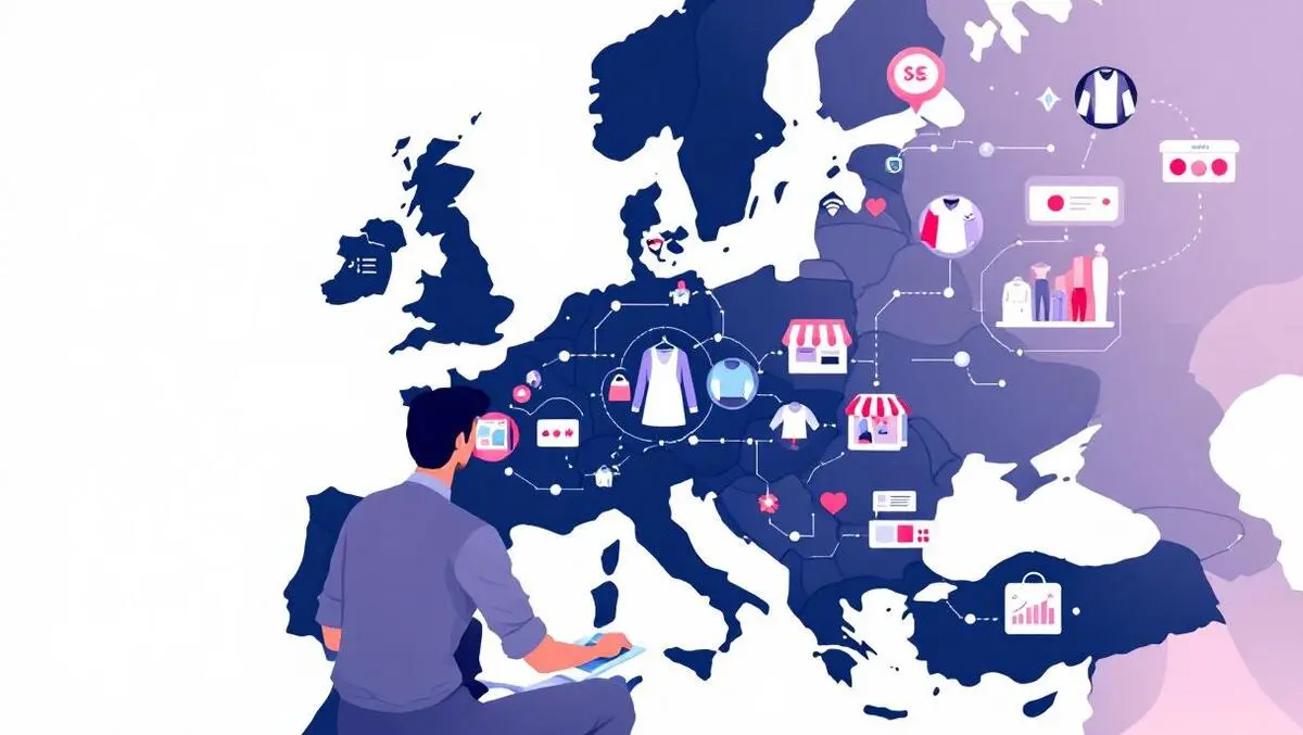 Fashion retail manager central dashboard europe platforms clothing stores map