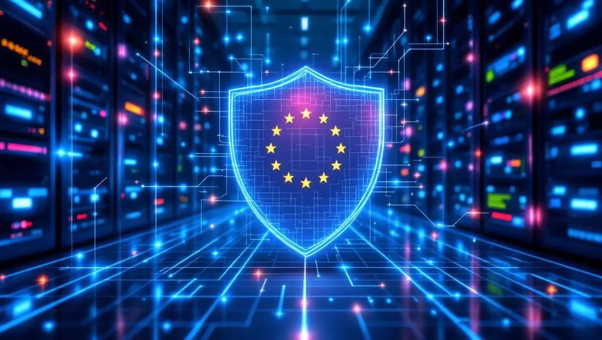 European crypto exchange server room eu security shield glow