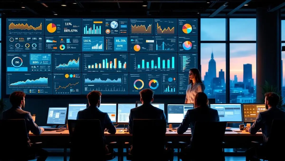 London it operations room wall dashboards team monitoring success