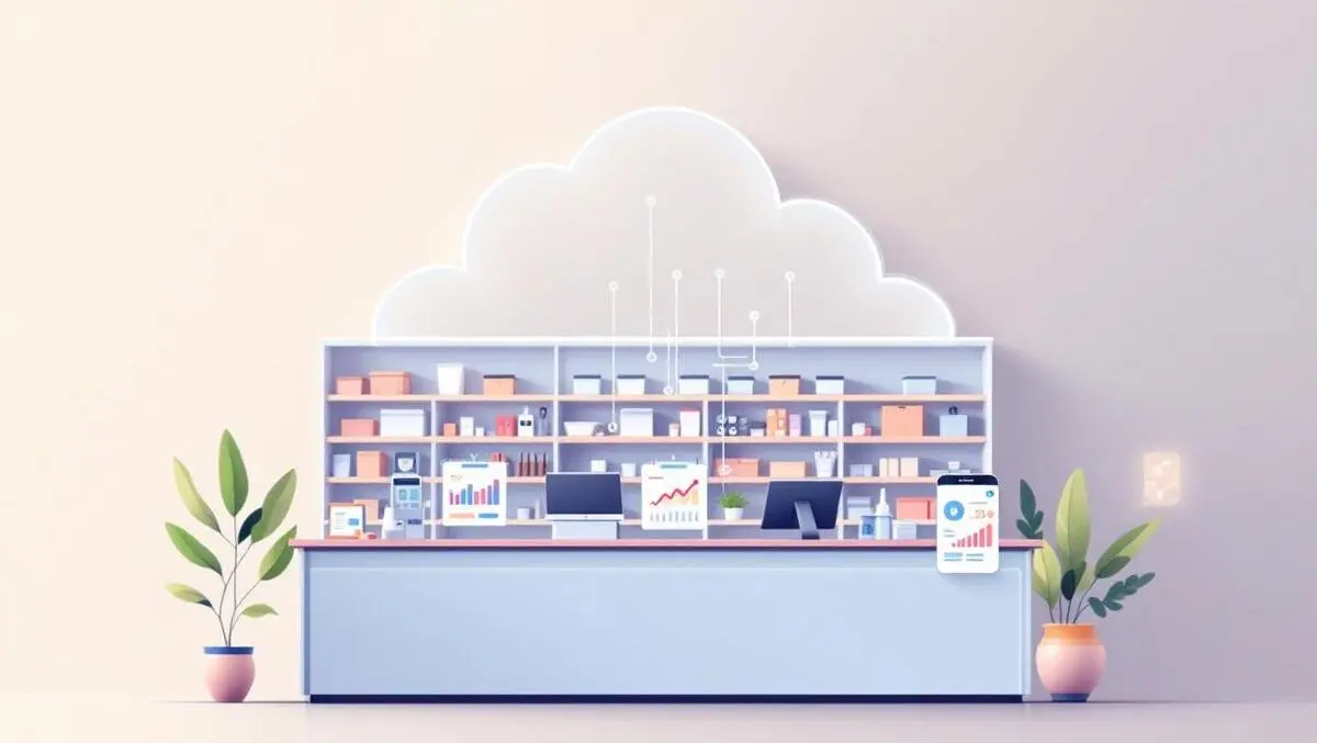 Unified retail store interior cloud synced payments analytics
