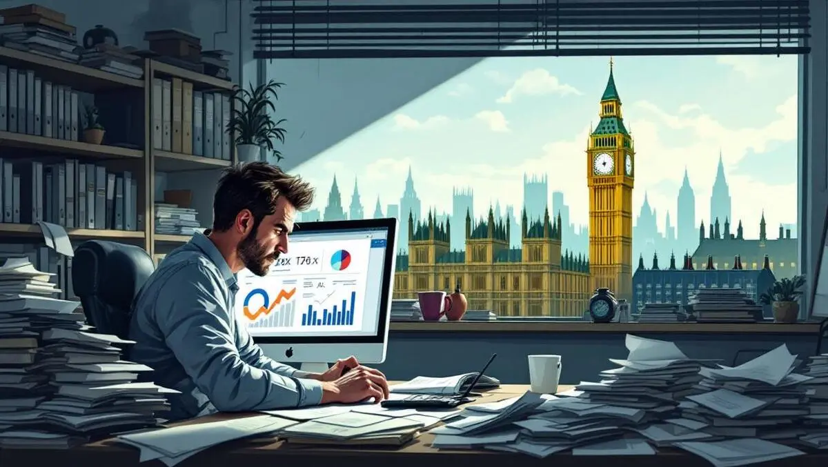 Stressed uk small business owner parliament shadow tax ai%e5%8e%8b%e5%8a%9b finance