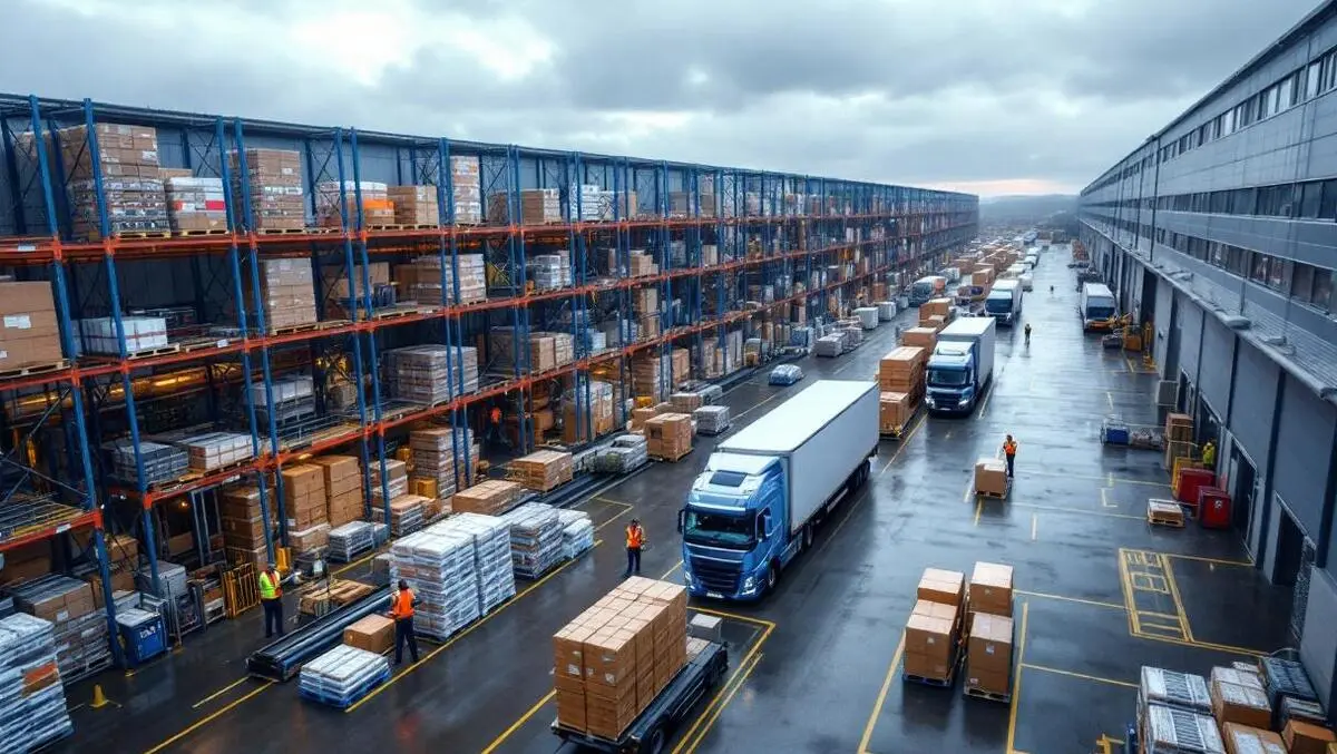 Modern knowsley uk warehouse hub racking pallets logistics ops