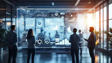 Modern sales team around transparent crm dashboard automated gtm workflows