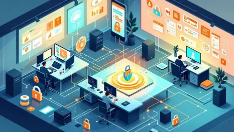 Canadian it control room secure data flow iam governance office