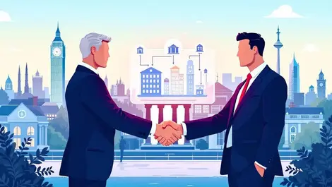 Digital lending platform uk business partners tablet banks skyline