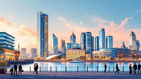 Liverpool waterfront fintech banks startups data lines business