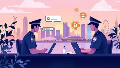 Coinbase helps Singapore police curb crypto scam losses